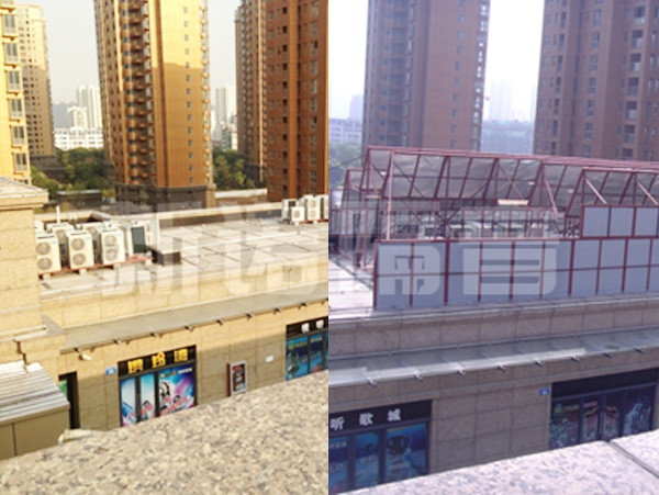 常州常發(fā)廣場空調(diào)室外機(jī)組降噪
